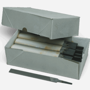 Flatfil 6", 100 st/förpackning 